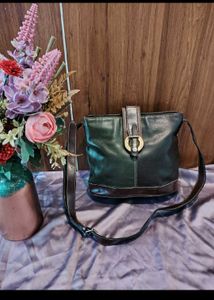 Stylish Dark Green Crossbody Bag