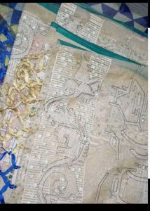 Embroidered saree