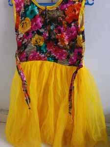 Beautiful Multilayer Long Frock Of Size 36