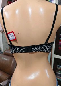 Women's Cotton Blend Printed Non-Padded Everyday B