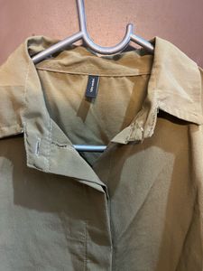 Olive Green Puff Sleeve Top