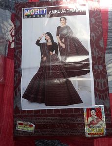 New💥pure Cotton Beautiful Saree