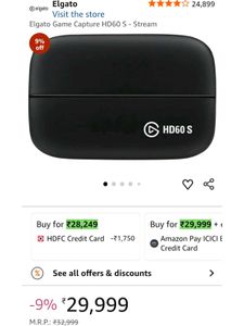 ​🎮 Elgato Game Capture HD60 S – Pro Streaming