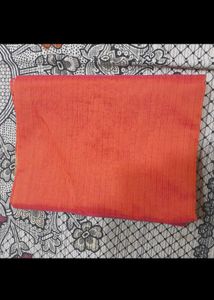 Elegant Orange Saree Combo