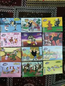 Cadbury Gems Cartoon sticker Collection remake rep