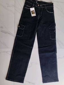 Dark Cargo Jeans
