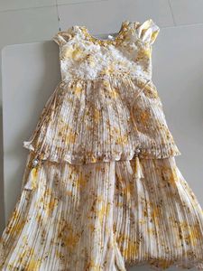 Beautiful Yellow Floral Ethnic Palazzo set