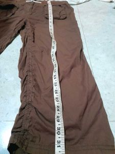 Brown Casual Pants