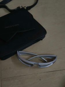y2k silver sunglasses