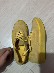 Yellow Vans Casual Shoes unisex