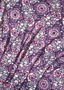 Boho Floral Print Tunic Top
