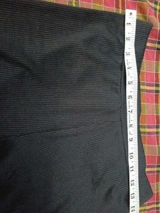 Ribbed Black Biker Shorts