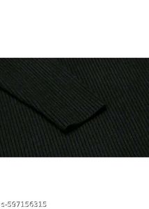 Classic Black Turtleneck Long Sleeve Tee