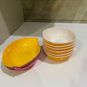 Colorful Bowl Set (9 Pieces)