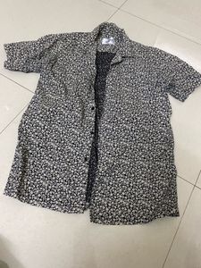 Men's Short Sleeve Floral Shirt