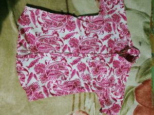 Stylish Pink Paisley Print Shirt
