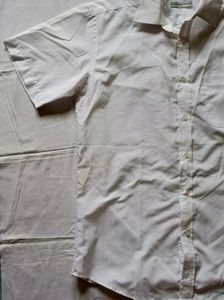 Men's White Short Sleeve Shirt