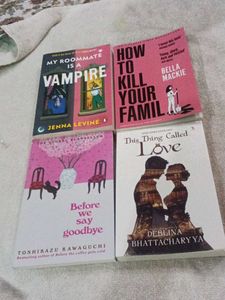 Collection of 4 Popular Fiction Books