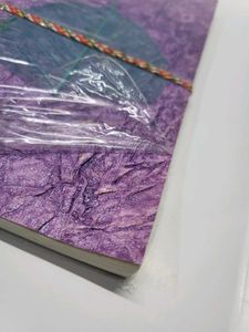 Handmade Purple Leaf Journal