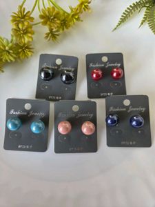 5 colourful pop earrings
