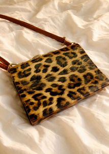 Leopard Print Shoulder Bag