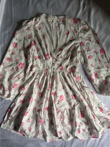 Vintage Floral Lace Dress