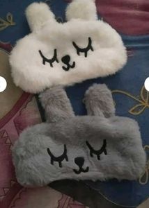 Cute Bunny Plush Sleep Mask free in coins