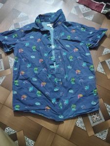 kids Dinosaur Print Shirt japan