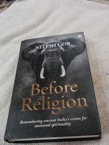 Before Religion by Nitesh Gor hard cover