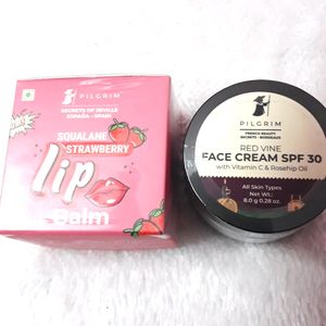 PILGRIM Lip balm And Face cream
