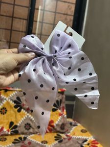 Westside Polka Dot Hair Bow Set -2 with tag