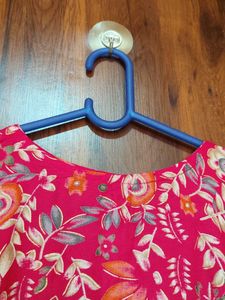 Vibrant Floral Print Kurta