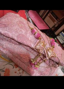 Elegant Pink Lehenga Skirt