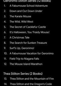Fabumouse Deal! 14 Geronimo Stilton Books Set 📚