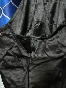Savana Elegant Black Halter Neck Gown