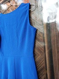 Stylish Blue Peplum Top
