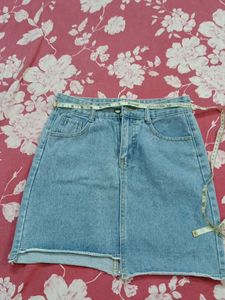 Denim skirt