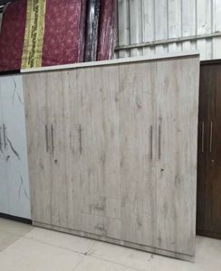 Marble Finish Wardrobe with Mirror