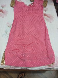Beautiful Pink Embroidered Salwar suit