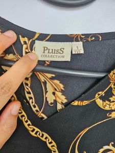 plusS Black Gold Top