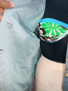 Casual Green Blazer
