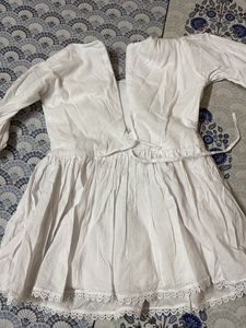 White top and pant set