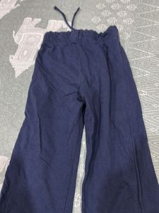 Comfortable Navy Blue Culottes