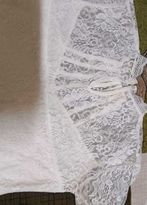 White Lace high necklineTop🐻‍❄️