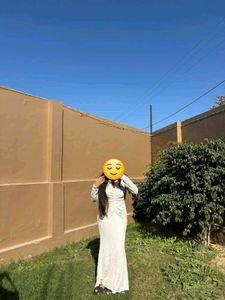 Savana Elegant White Maxi Dress