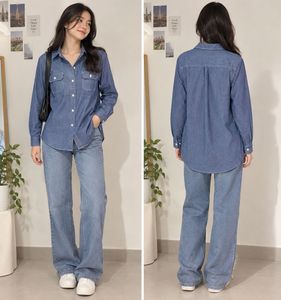 Stylish Grey denim shirt 🩶