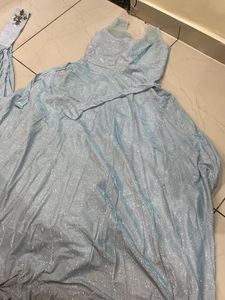 Sparkly Baby Blue Ethnic Gown