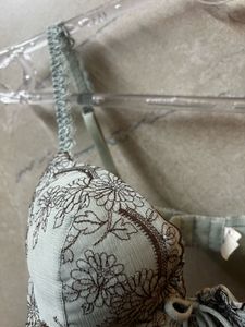 Floral Embroidered Underwire Padded Bra