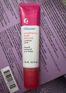 Glossier Strawberry Balm Dotcom