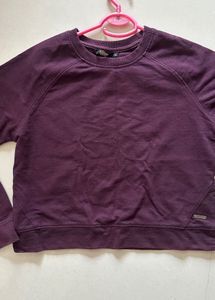 Cozy Plum Crewneck Sweatshirt